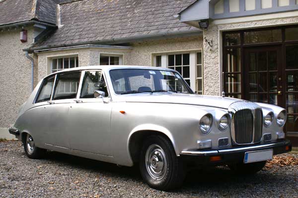 1960's Silver Daimler Side View